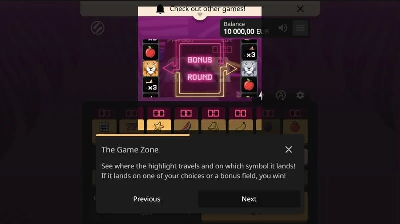 Lion Zama Fruits Bonus Spins - Scatterシンボルの収集と特殊モードのトリガー